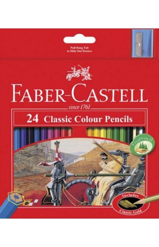 Faber Castell Classic Colour Pencils Box 24