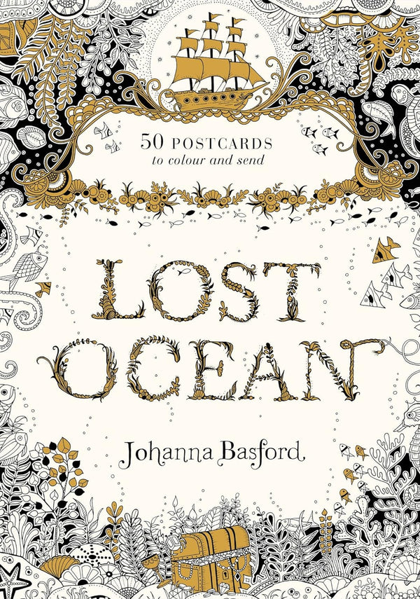 Lost Ocean Postcard Edition 50 Postcards to Colour and Send