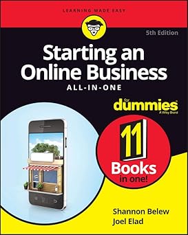 Starting an Online Business All-in-One For Dummies 5th Edition 11 Books in One