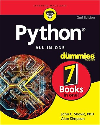 Python All-in-One For Dummies, 2nd Edition