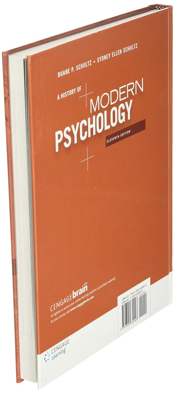 A History of Modern Psychology 11th Edition – Pak Manifesto Enterprises