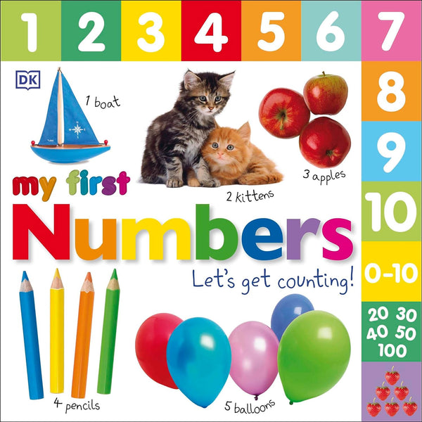 My First Numbers Let's Get Counting - My First Tabbed Board Book