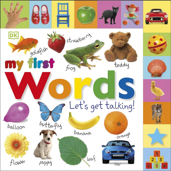 My First Words Let's Get Talking - My First Tabbed Board Book