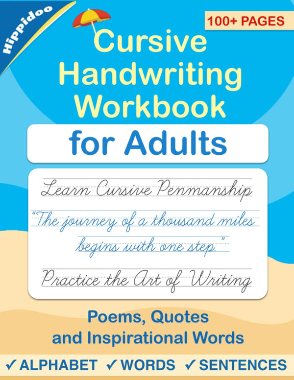 Cursive handwriting workbook for Adults