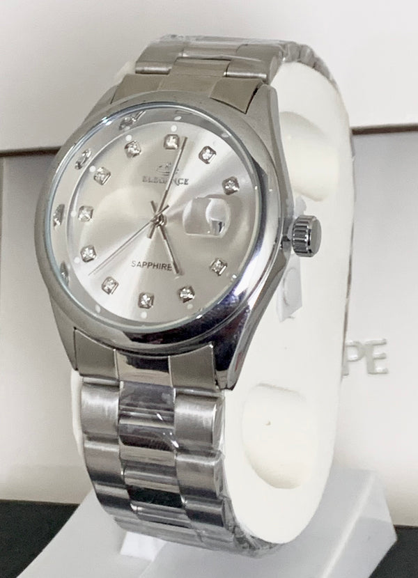 Fitron Elegance Saphire With Date Stainless Steel Mens Watch