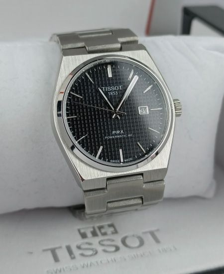 Tissot PRX Powermatic 80 Silver Stainless Steel Chain Mens Watch